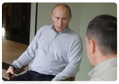 Председатель Правительства Российской Федерации В.В.Путин провел рабочую встречу с министром природных ресурсов и экологии Ю.П.Трутневым