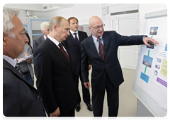 Председатель Правительства Российской Федерации В.В.Путин посетил новый учебный корпус Сибирского федерального университета нефти и газа