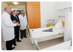 Председатель Правительства Российской Федерации В.В.Путин посетил в Красноярске Федеральный центр сердечно-сосудистой хирургии
