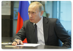 Председатель Правительства Российской Федерации В.В.Путин провел рабочую встречу с заместителем министра здравоохранения и социального развития В.С.Беловым