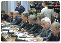 Participants of the meeting on the future of the petrochemical industry