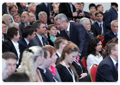 Участники конференции партии «Единая Россия» по стратегии развития Приволжского федерального округа