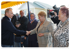Председатель Правительства Российской Федерации В.В.Путин посетил с.Иватино Владимирской области, где ознакомился с ходом строительства жилья