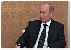 Prime Minister Vladimir Putin meeting with Chairman and CEO of JPMorgan Chase & Co. James Dimon