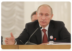 Председатель Правительства Российской Федерации В.В.Путин выступил на заседании Генерального совета ФНПР России