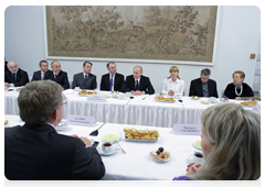 Председатель Правительства Российской Федерации В.В.Путин встретился с членами Попечительского совета Мариинского театра