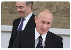 Prime Minister Vladimir Putin meeting with members of the Mariinsky Theatre’s Board of Trustees