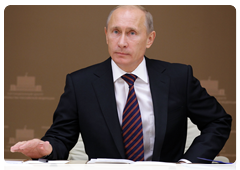 Председатель Правительства Российской Федерации В.В.Путин провел телемост по вопросу переселения жителей г. Тынды из ветхого и аварийного жилья