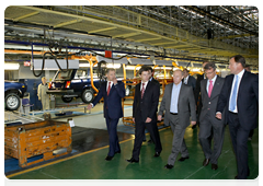 Председатель Правительства Российской Федерации В.В.Путин посетил завод «ИжАвто»