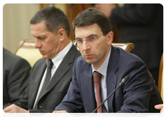 Minister of Communications and Mass Media Igor Shchegolev at the meeting of the Government Commission on Budgetary Planning