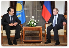 Председатель Правительства Российской Федерации В.В.Путин провёл встречу с Премьер-министром Республики Казахстан К.К.Масимовым
