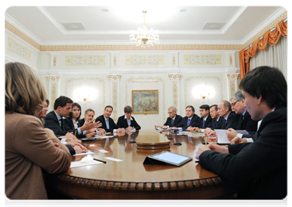 Председатель Правительства Российской Федерации В.В.Путин встретился с Премьер-министром Королевства Нидерландов Марком Рютте