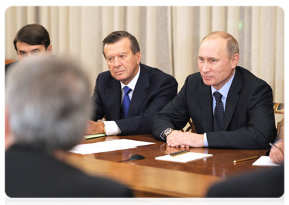 Prime Minister Vladimir Putin meeting with Prime Minister of the Netherlands Mark Rutte
