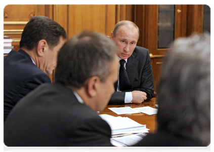 Председатель Правительства Российской Федерации В.В.Путин провёл совещание по вопросу строительства перинатальных центров