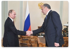 Председатель Правительства Российской Федерации В.В.Путин провёл рабочую встречу с главой Республики Дагестан М.М.Магомедовым