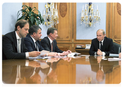 Председатель Правительства Российской Федерации В.В.Путин провёл совещание по вопросам оборонно-промышленного комплекса