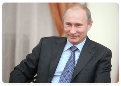 Председатель Правительства Российской Федерации В.В.Путин провёл встречу с руководством Совета Федерации