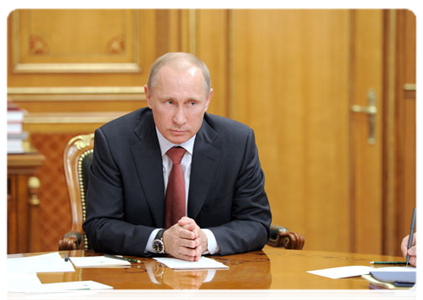 Председатель Правительства Российской Федерации В.В.Путин провёл совещание по вопросам гособоронзаказа