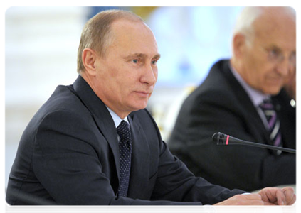 Председатель Правительства Российской Федерации В.В.Путин встретился с представителями германских деловых кругов