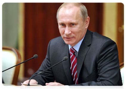 Председатель Правительства Российской Федерации В.В.Путин провёл заседание Правительственного совета по развитию отечественной кинематографии