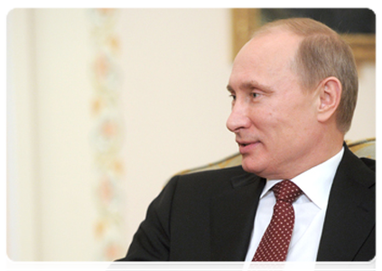 Председатель Правительства Российской Федерации В.В.Путин встретился с заместителем Премьер-министра, министром иностранных дел Израиля А.Либерманом
