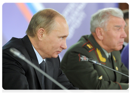 Председатель Правительства Российской Федерации В.В.Путин провёл заседание Координационного совета Общероссийского народного фронта