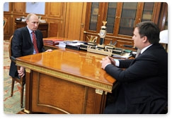 Председатель Правительства Российской Федерации В.В.Путин провёл рабочую встречу с генеральным директором Агентства стратегических инициатив (АСИ) А.С.Никитиным