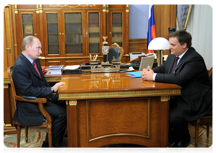 Председатель Правительства Российской Федерации В.В.Путин провёл рабочую встречу с генеральным директором Агентства стратегических инициатив (АСИ) А.С.Никитиным