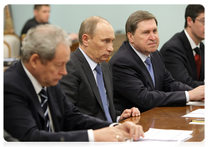 Председатель Правительства Российской Федерации В.В.Путин встретился с Президентом Республики Южная Осетия Э.Д.Кокойты