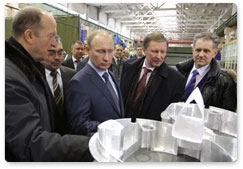 Председатель Правительства Российской Федерации В.В.Путин посетил Воткинский завод