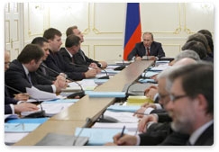 Председатель Правительства Российской Федерации В.В.Путин провёл заседание правительственной комиссии по контролю за осуществлением иностранных инвестиций