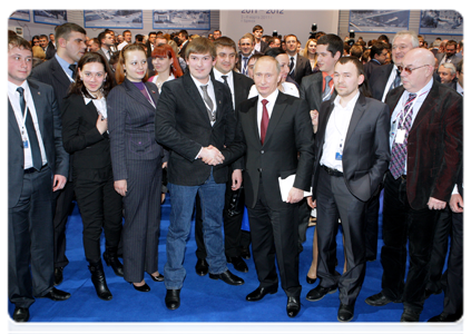 Председатель Правительства Российской Федерации В.В.Путин принял участие в Межрегиональной конференции партии «Единая Россия» в Брянске по стратегии развития Центральной России до 2020 года