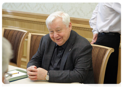 People's Artist of the USSR, artistic director and manager of the Chekhov Moscow Art Theatre Oleg Tabakov