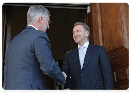 Первый заместитель Председателя Правительства Российской Федерации И.И.Шувалов встретился с наследным принцем Королевства Бельгии Филиппом