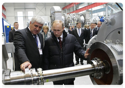 Председатель Правительства Российской Федерации В.В.Путин посетил «Невский завод»
