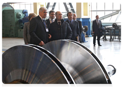Председатель Правительства Российской Федерации В.В.Путин посетил «Невский завод»