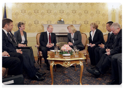 Председатель Правительства Российской Федерации В.В.Путин провёл переговоры с Председателем Правительства Словацкой Республики И.Радичовой