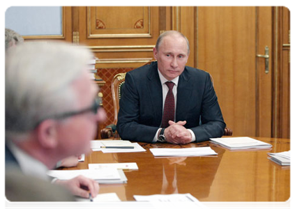 Председатель Правительства Российской Федерации В.В.Путин провёл совещание по вопросу налогового законодательства в части трансфертного ценообразования
