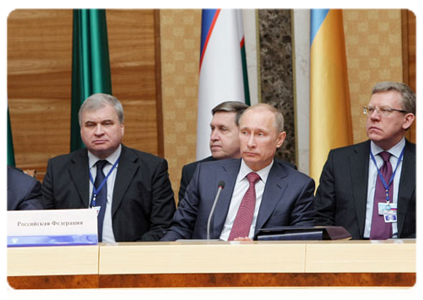 Председатель Правительства Российской Федерации В.В.Путин принял участие в заседании Совета глав правительств государств-участников Содружества Независимых Государств