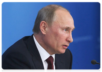 Председатель Правительства Российской Федерации В.В.Путин провёл видеоконференцию по случаю презентации проекта Агентства стратегических инициатив