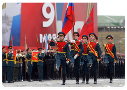 Парад на Красной площади, посвященный 66-й годовщине Победы в Великой Отечественной войне