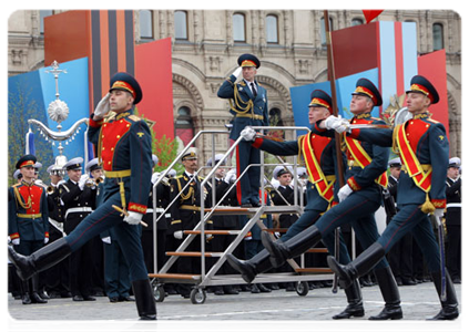 Парад на Красной площади, посвященный 66-й годовщине Победы в Великой Отечественной войне