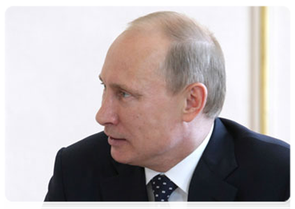 Председатель Правительства Российской Федерации В.В.Путин встретился с исполнительным секретарем Европейской экономической комиссии ООН Яном Кубишем