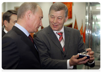 Председатель Правительства Российской Федерации В.В.Путин посетил Московский государственный университет путей сообщения (МИИТ)