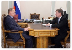 Председатель Правительства Российской Федерации В.В.Путин провёл рабочую встречу с генеральным директором компании «Аэрофлот» В.Г.Савельевым