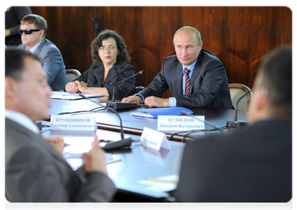 Prime Minister Vladimir Putin meeting with Russian public associations and societies of people with disabilities