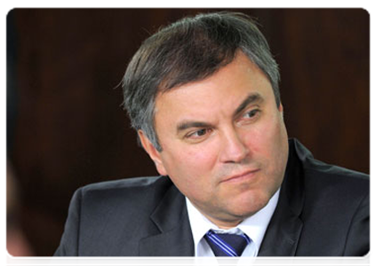 Deputy Prime Minister and Chief of the Government Staff Vyacheslav Volodin