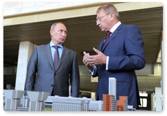 Председатель Правительства Российской Федерации В.В.Путин посетил Московский государственный строительный университет