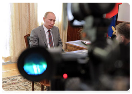 Председатель Правительства Российской Федерации В.В.Путин провёл рабочую встречу с главой Республики Удмуртия А.А.Волковым