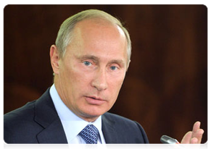 Председатель Правительства Российской Федерации В.В.Путин провёл заседание координационного совета Общероссийского народного фронта